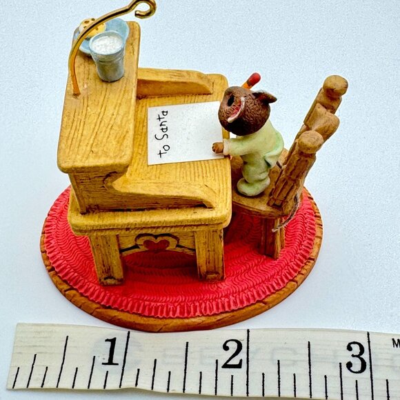 Hallmark 1995 Keepsake Ornament Wish List By Tender Touches QX5859 Vintage - Picture 5 of 10